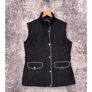 Kastel Denmark Vest Large Womens Black Equestrian Riding Utility